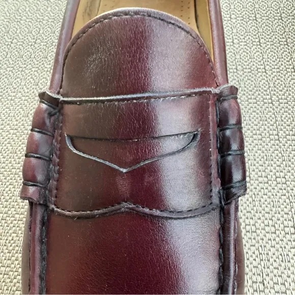 💖 Allen Edmonds Essex Penny Loafer, Oxblood SZ 9.5A
