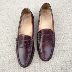 💖 Allen Edmonds Essex Penny Loafer, Oxblood SZ 9.5A