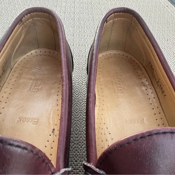 💖 Allen Edmonds Essex Penny Loafer, Oxblood SZ 9.5A