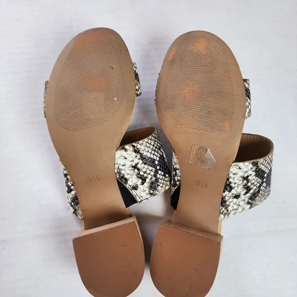 🌸 Madewell | Snakeskin Print Sandals, size 9.5