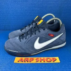 🔴 NIKE 5 GATO Special Barcelona Men Size 7 Blue Indoor Soccer Cleats 524397-416