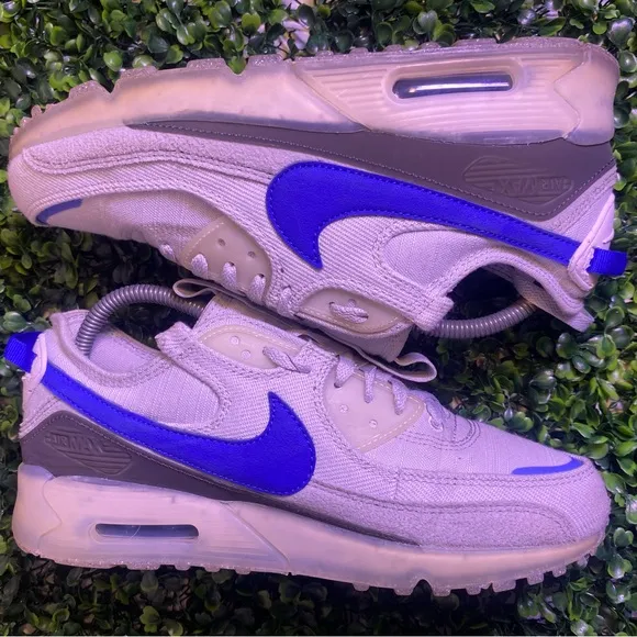 🔥 NIKE AIR MAX 90 “ TERRASCAPE “ PURE PLATINUM BLUE SNEAKER MENS SZ 8 DV7413-002
