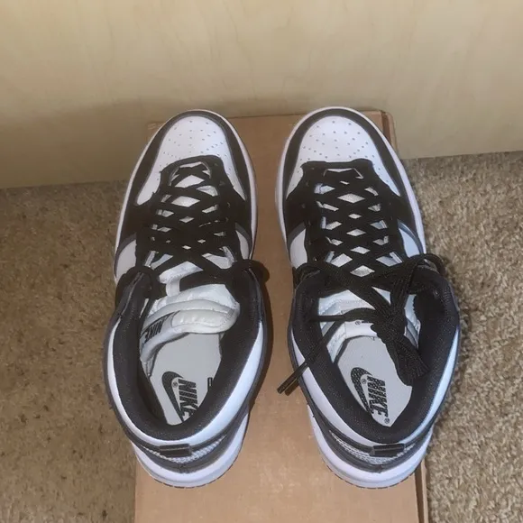 🖤 Nike Dunk High Up “Panda” Black/White Size 8.5 🖤