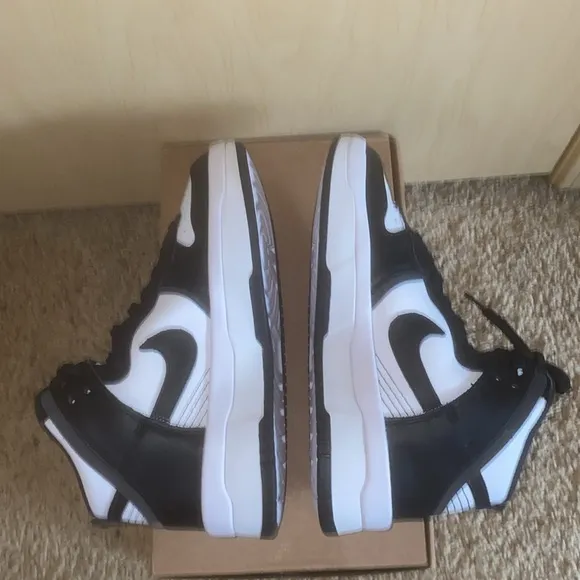 🖤 Nike Dunk High Up “Panda” Black/White Size 8.5 🖤