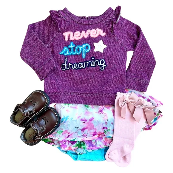 12M baby girl colorful bundle