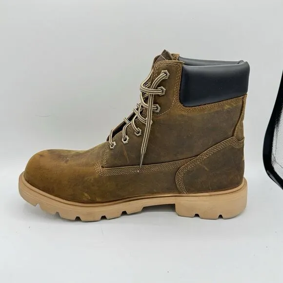 $150 Men's Timberland PRO Sawhorse 6&quot; Composite Safety Toe Dk Brown Size 11.5W