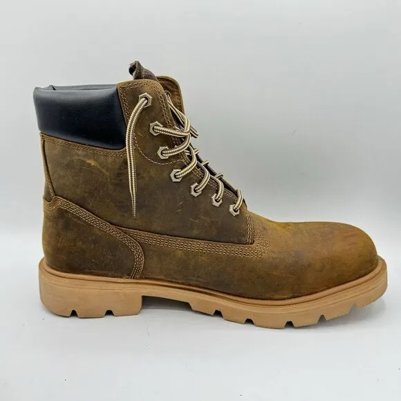 $150 Men's Timberland PRO Sawhorse 6&quot; Composite Safety Toe Dk Brown Size 11.5W