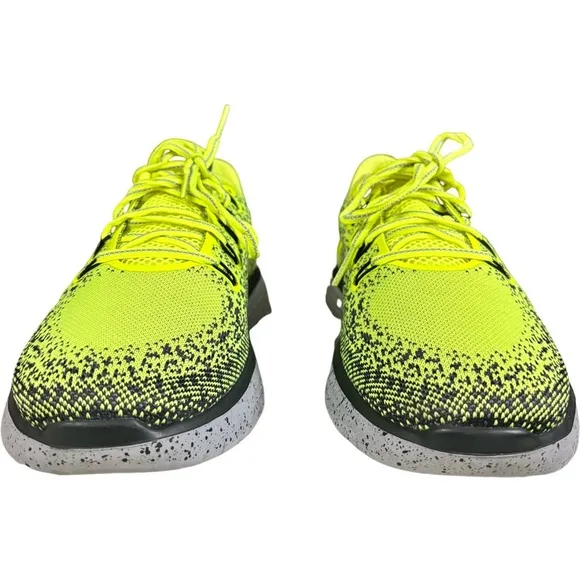 2016 Mens Nike Free Run Distance Shield Volt/Metallic Red Running Shoes Size 9