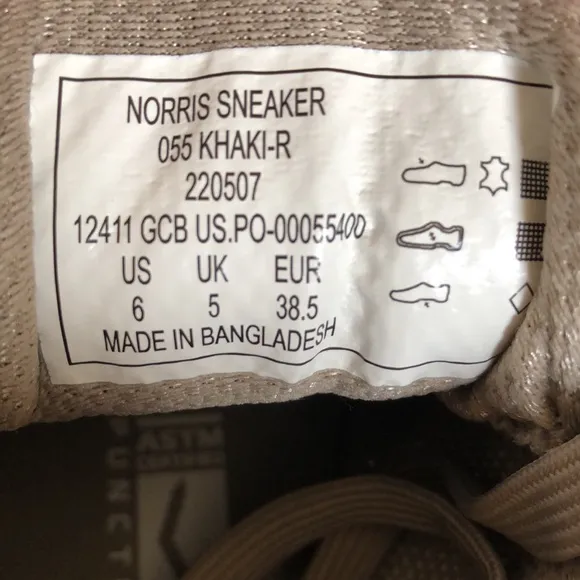 5.11 Tactical Men's 055-Khaki Tactical Norris Sneaker Shoes 6