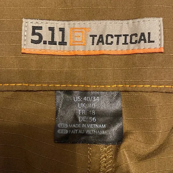 5.11 Tactical nylon type pants ripstop fabric bundle of 2 Like new condition