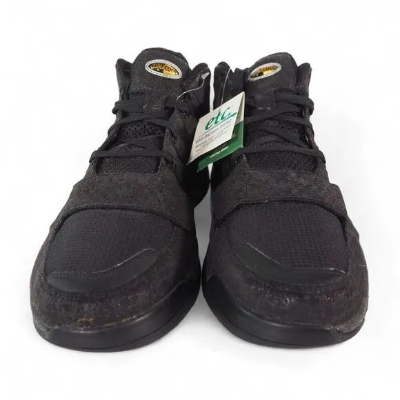 Adidas 2008 ClimaCool Mid Top Basketball Sneakers Triple Black 061208 Men's 12.5