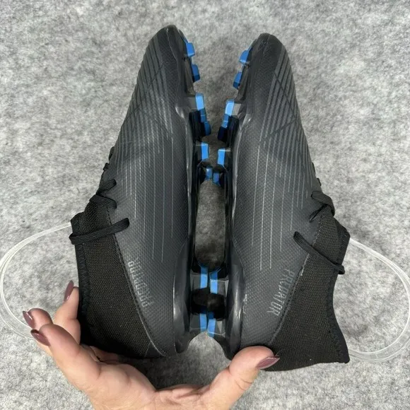 Adidas Boys Predator Edge 3 Football Cleats Size 5 Youth Black Shoes Outdoor