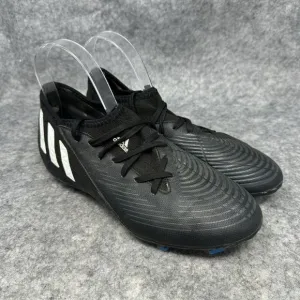 Adidas Boys Predator Edge 3 Football Cleats Size 5 Youth Black Shoes Outdoor