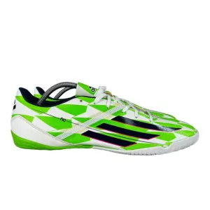 Adidas F10 White Green Turf Indoor Soccer Shoes Mens Size‎ 11.5