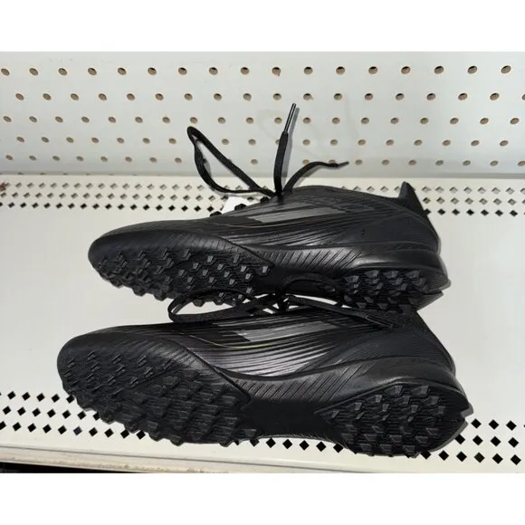 Adidas F50 League TF Mens Indoor Soccer Turf Shoes Size 8.5 Black Gold Gray