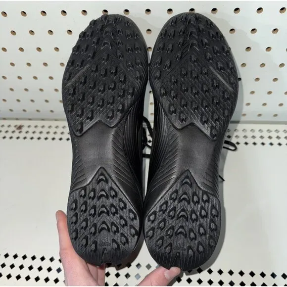 Adidas F50 League TF Mens Indoor Soccer Turf Shoes Size 8.5 Black Gold Gray
