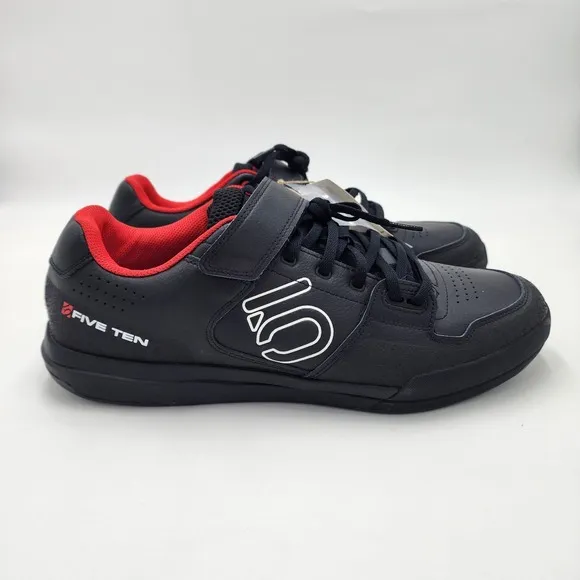 Adidas Five Ten 5.10 Hellcat Mountain Bike Shoes Men 8.5 Black Red Cycling