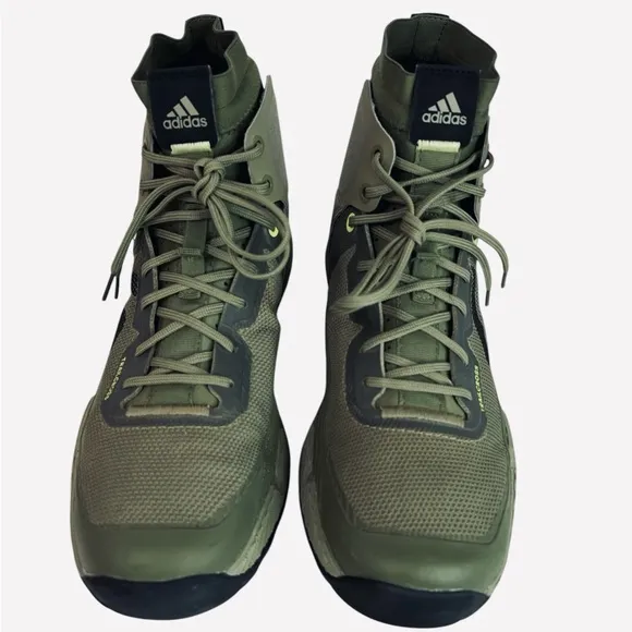 Adidas Five Ten 5.10 Trailcross Mid Pro Flat Shoes Orbit Green GY5121 Men Sz 8.5