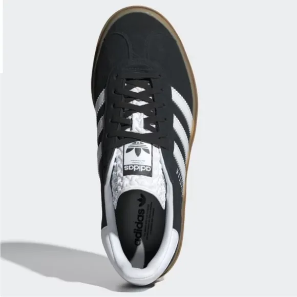 adidas Gazelle Bold Black / White / Gum