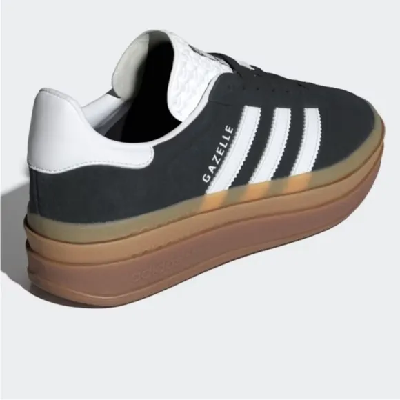 adidas Gazelle Bold Black / White / Gum