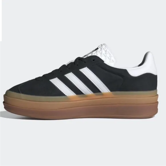 adidas Gazelle Bold Black / White / Gum