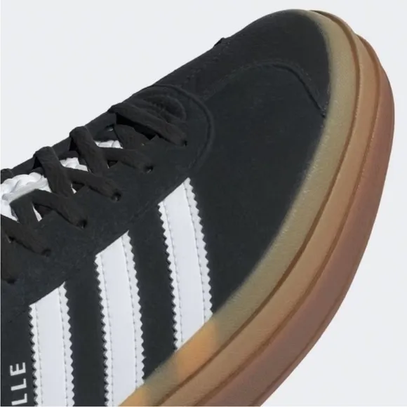 adidas Gazelle Bold Black / White / Gum