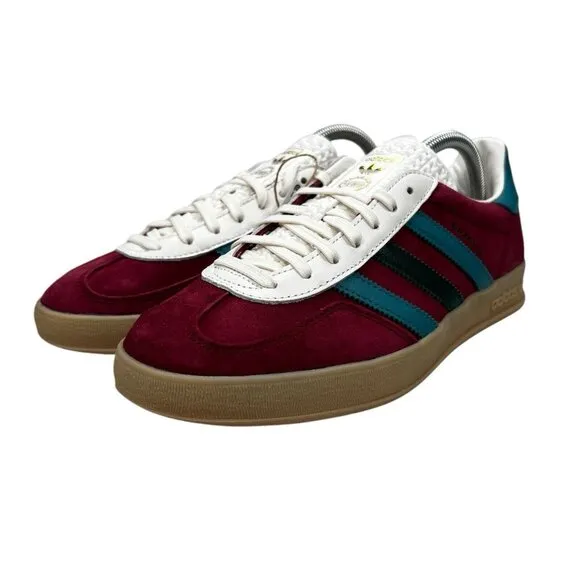 Adidas Gazelle Indoor Burgundy Arctic Fusion Green Shoes IG4996 Men's Sz 8.5-13