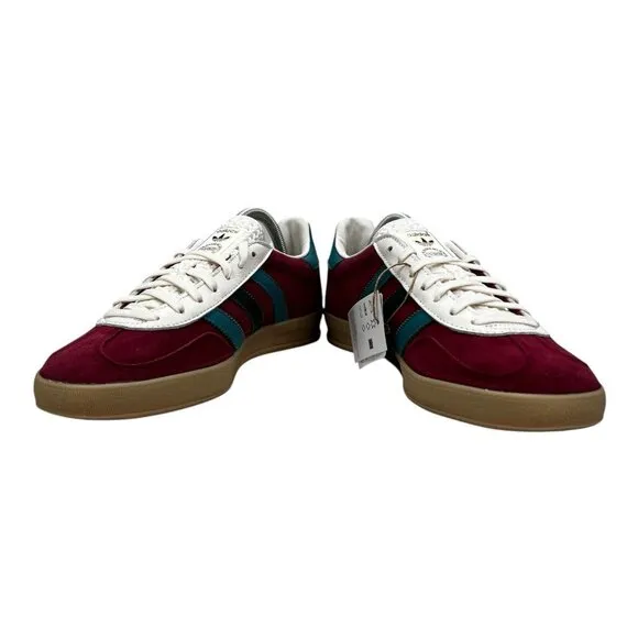 Adidas Gazelle Indoor Burgundy Arctic Fusion Green Shoes IG4996 Men's Sz 8.5-13