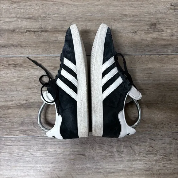 Adidas Gazelle Shoes Sneakers Black White Sz 9 Mens 10 Womens Skateboard BB5476‎