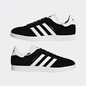 Adidas Gazelle Shoes Sneakers Black White Sz 9 Mens 10 Womens Skateboard BB5476‎