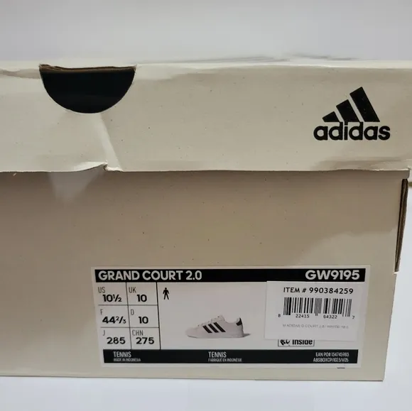 Adidas Grand Court 2.0 White Men's Shoes