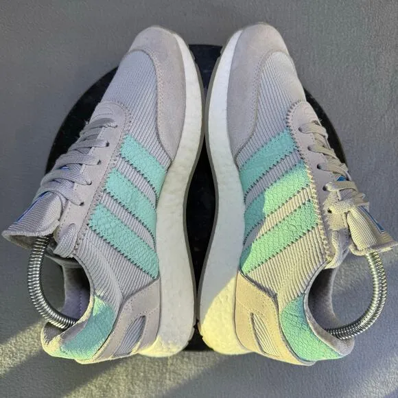 Adidas I-5923 Grey Clear Mint Sneakers Women’s Size 8 US
