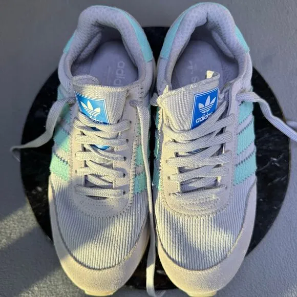 Adidas I-5923 Grey Clear Mint Sneakers Women’s Size 8 US