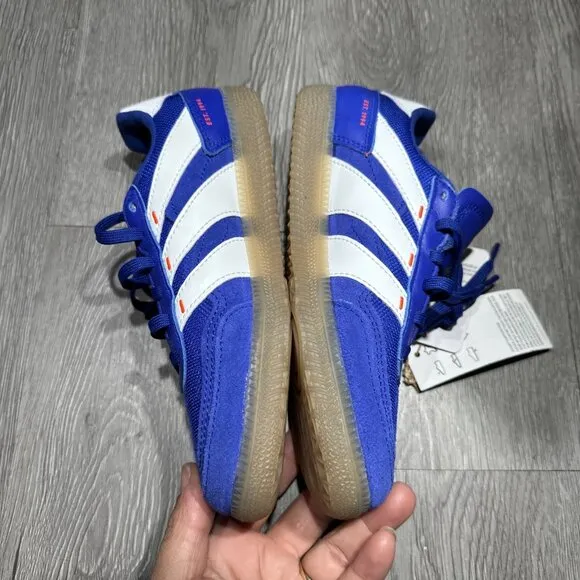 adidas Jr Predator Freestyle Indoor Soccer Shoes - Lucid Blue 1.5