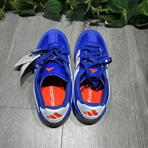 adidas Jr Predator Freestyle Indoor Soccer Shoes - Lucid Blue 1.5