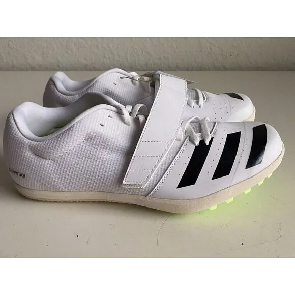 adidas Jumpstar Shoes Track Spikes Pole Long Triple Jump White ID7228 Men’s 13