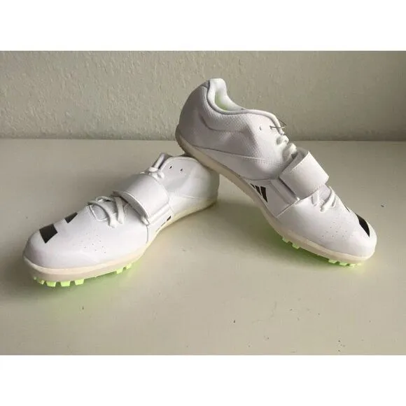adidas Jumpstar Shoes Track Spikes Pole Long Triple Jump White ID7228 Men’s 13
