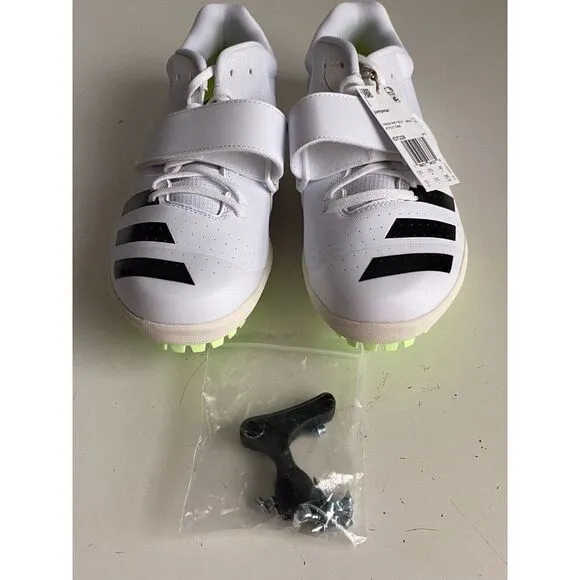 adidas Jumpstar Shoes Track Spikes Pole Long Triple Jump White ID7228 Men’s 13