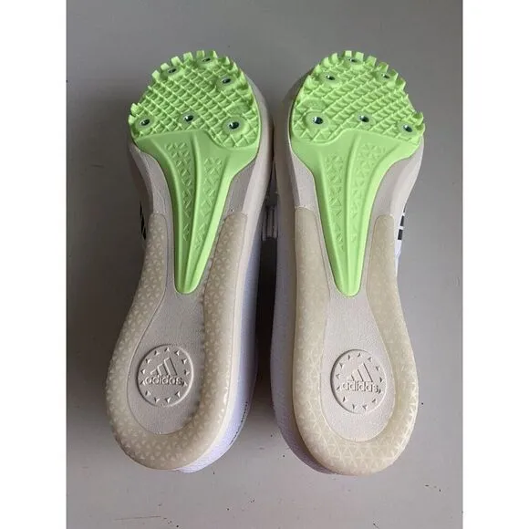 adidas Jumpstar Shoes Track Spikes Pole Long Triple Jump White ID7228 Men’s 13