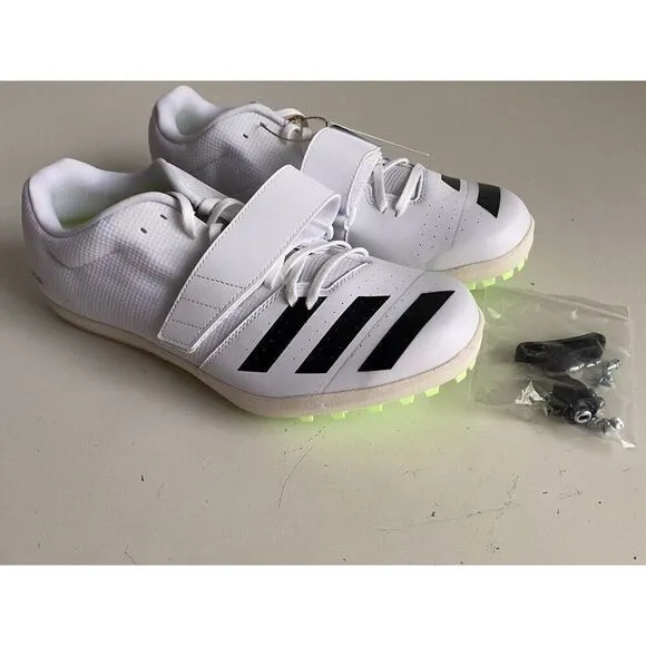 adidas Jumpstar Shoes Track Spikes Pole Long Triple Jump White ID7228 Men’s 13