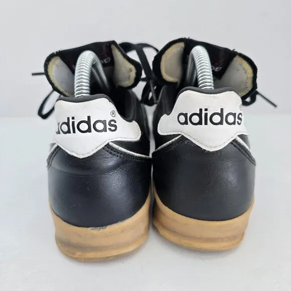 Adidas | Kaiser 5 Team black leather sporty Blockcore sneakers | WMS 9