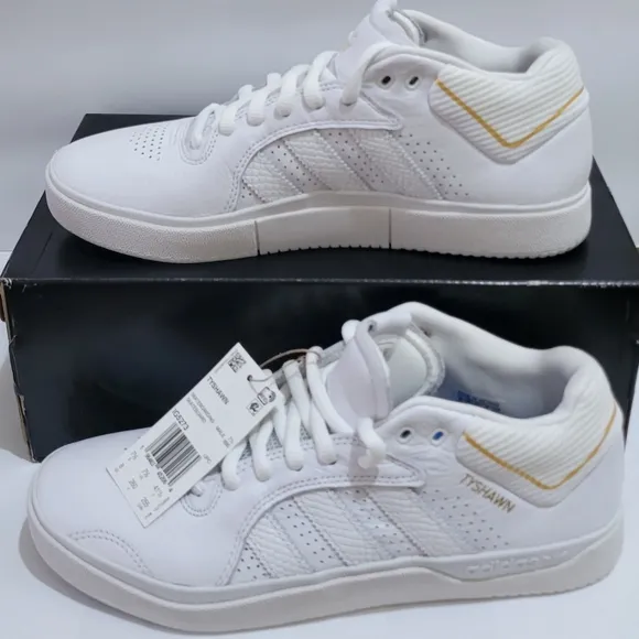 Adidas Men's Originals Tyshawn Skateboard Shoes White