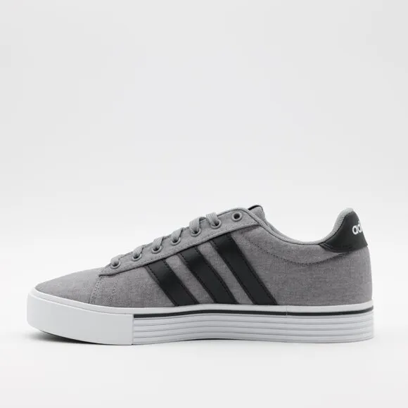 Adidas Men's Sportswear Low Top Skateboard Daily 4.0 Shoes Gray/Black Size 8