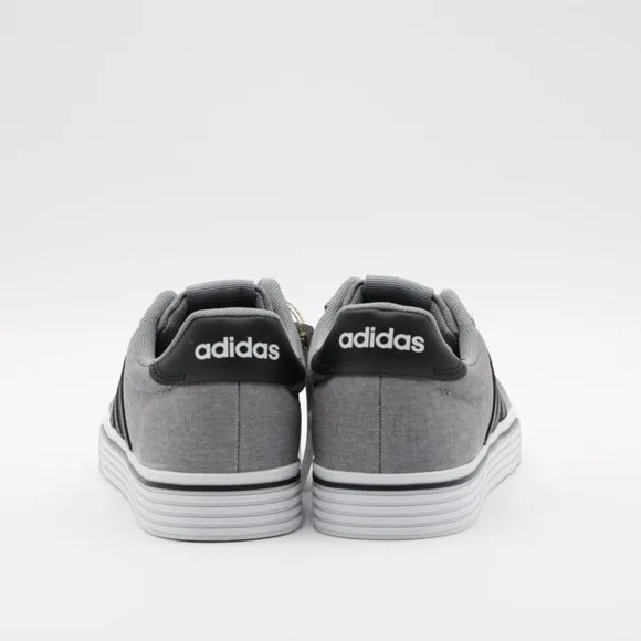 Adidas Men's Sportswear Low Top Skateboard Daily 4.0 Shoes Gray/Black Size 8