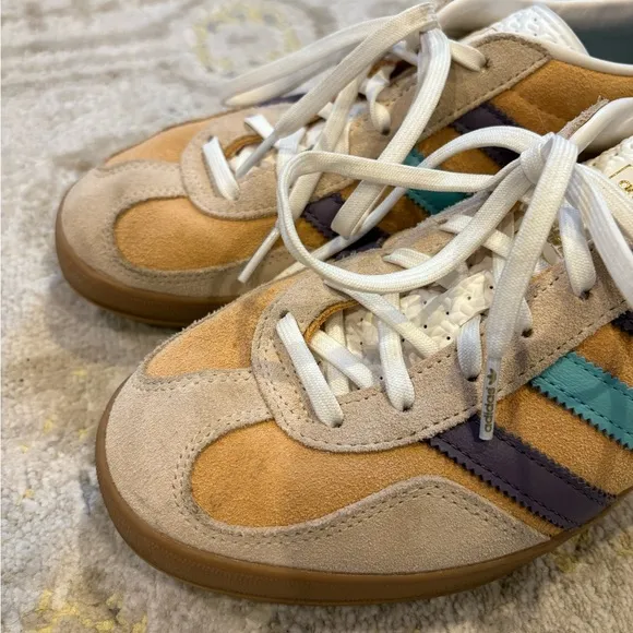 Adidas Originals Gazelle Indoor Sneakers Glow Orange/ Violet