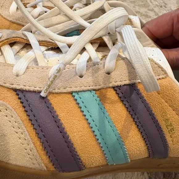 Adidas Originals Gazelle Indoor Sneakers Glow Orange/ Violet