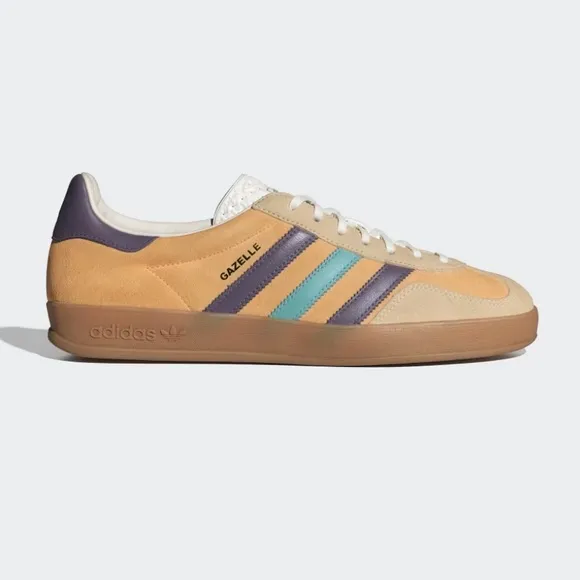 Adidas Originals Gazelle Indoor Sneakers Glow Orange/ Violet