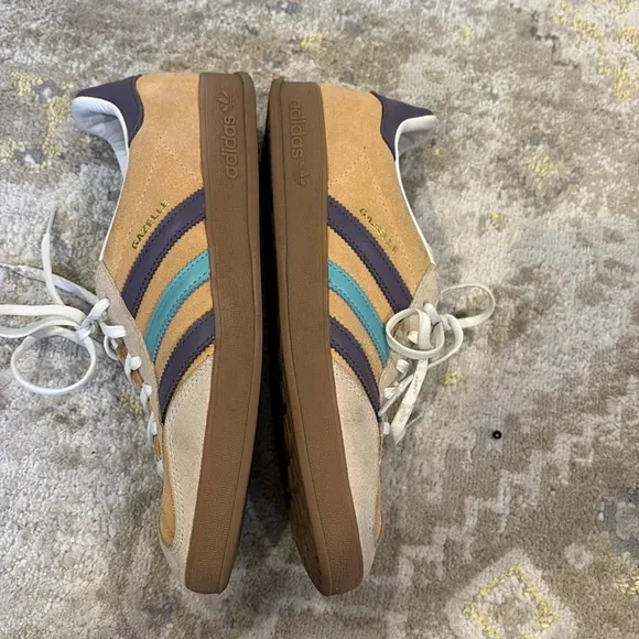 Adidas Originals Gazelle Indoor Sneakers Glow Orange/ Violet