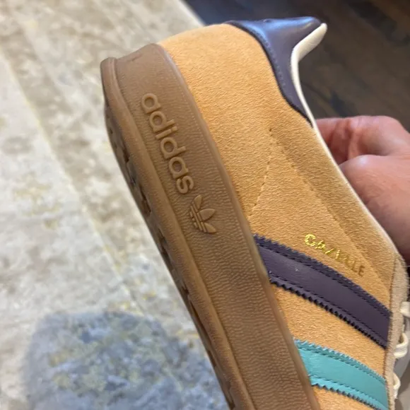Adidas Originals Gazelle Indoor Sneakers Glow Orange/ Violet