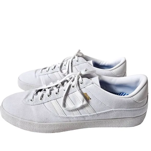 Adidas Originals Puig Indoor White Skateboarding Sneakers Shoes Mens 13  GY6934
